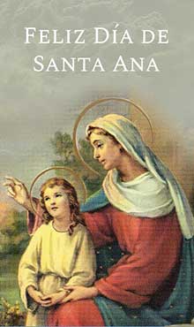 Feliz dia de Santa Ana