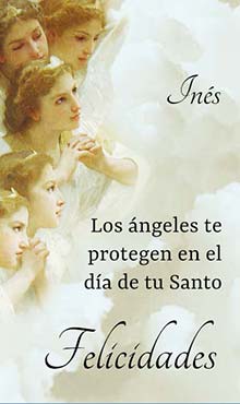 Los angeles te protegen el el dia de tu Santo