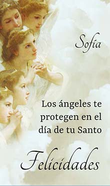Los angeles te protegen el el dia de tu Santo