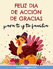 Feliz Da de Accin de Gracias para ti y tu familia