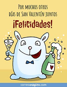 Por muchos otros das de San Valentn juntos. Felicidades!