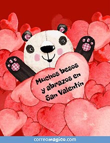 Muchos besos y abrazos en San Valentn