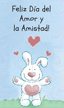 Feliz da del amor y la amistad