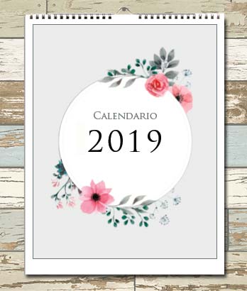 Calendario 2019 para descargar, editar e imprimir Calendario 2019 para descargar, editar e imprimir