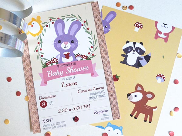 Set de Invitaciones - babyshower