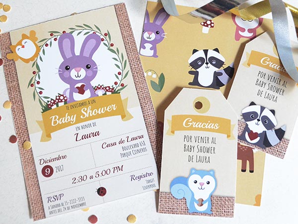 Set de Invitaciones - babyshower