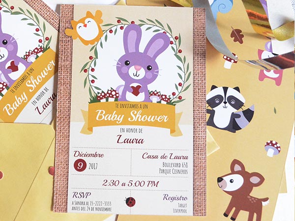 Set de Invitaciones - babyshower