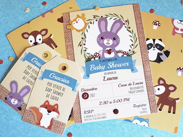 Set de Invitaciones - babyshower