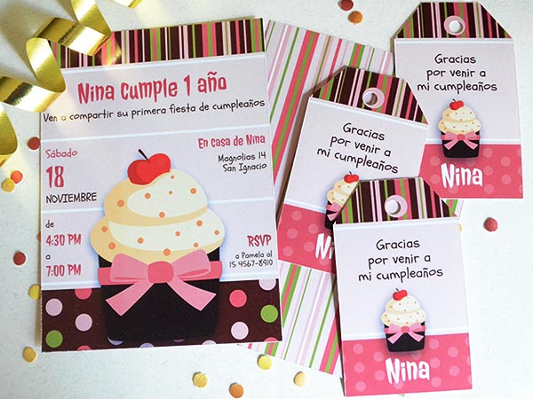 Set de Invitaciones para imprimir