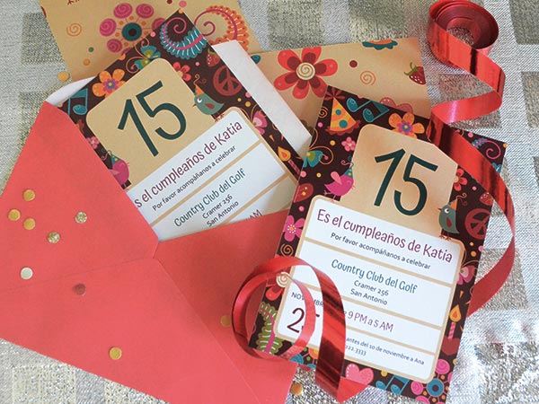 Set de Invitaciones para imprimir