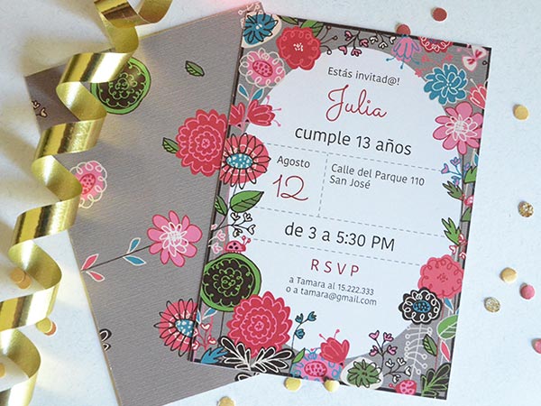 Set de Invitaciones - Fiesta de cumpleaos