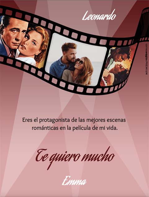 Miniposter. fotoposteramor_cine