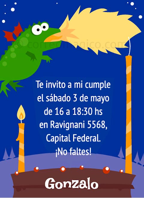 Invitacin para cumpleaos infantil de Nenes. invcumple_nene