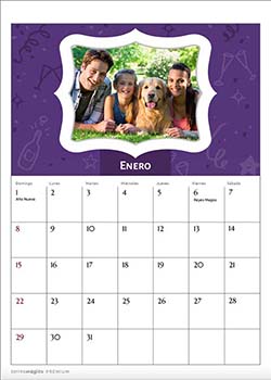 Sealador para imprimir. Enero - Calendario 2023 Fotos