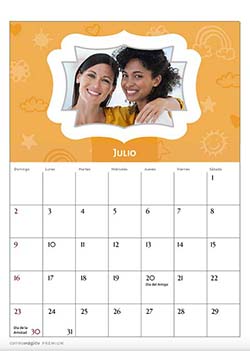 Sealador para imprimir. Julio - Calendario 2023 Fotos