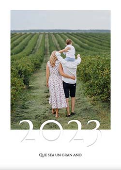 Tarjetas de cumpleaños para imprimir. Calendario 2023 “Recuerdos” - Portada 