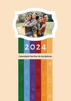 Sealador para imprimir. Calendario 2024 Recuerdos - Portada