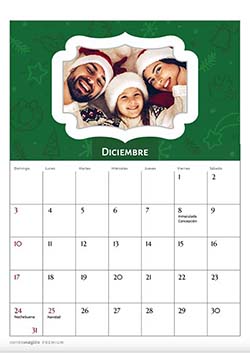 Diciembre - Calendario 2024 Recuerdos