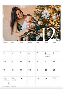 Diciembre - Calendario 2024 Momentos