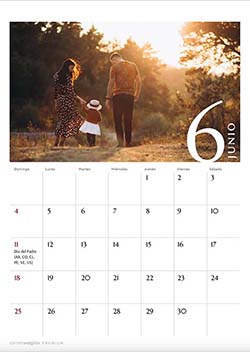Junio - Calendario 2026 Momentos