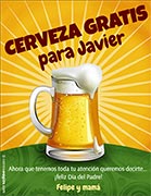 Tarjetas de Dia del Padre para imprimir. Para fans de la cerveza!