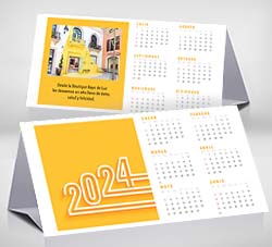 Tarjetas de cumpleaos para imprimir. Calendario de escritorio 2024