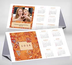Calendario de escritorio 2026