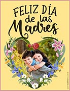 Sealador para imprimir. Feliz da de las Madres