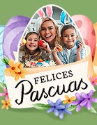 Tarjeta de Pascuas personalizable. Felices Pascuas, 