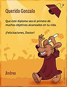 Tarjeta de Felicitaciones personalizable. Graduacin, 