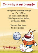 Tarjetas de invitacin para imprimir. Cumpleaos de varn