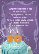 Invitacion de cumpleaños para imprimir