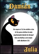 Invitacion de halloween para imprimir