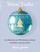 Tarjetas de navidad para imprimir. Una Navidad para recordar