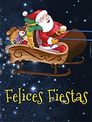 Tarjetas de Navidad para imprimir. Felices Fiestas