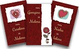 Tarjeta de Felicitaciones personalizable. Corazones y flores, 