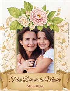 Marco floral vintage