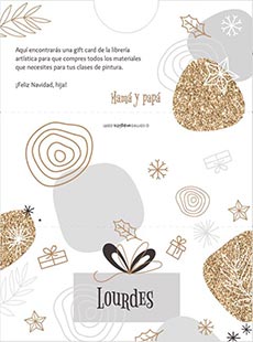 Tarjetas de Navidad para imprimir. Regalo de Navidad