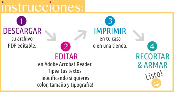 Instrucciones pdf confetti